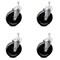 Service Caster 6 Inch Phenolic Wheel Swivel 3/8 Inch Threaded Stem Caster Set SCC-TS20S615-PHR-381615-4 - alternate 1